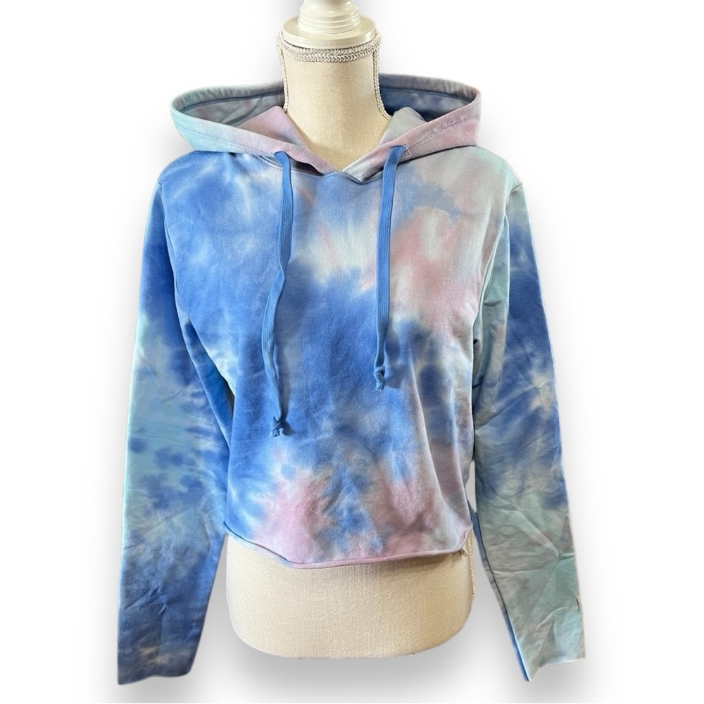 WILDFOX Painted Sky Ivy Cropped Hoodie Sweatshirt NEW Size Medium